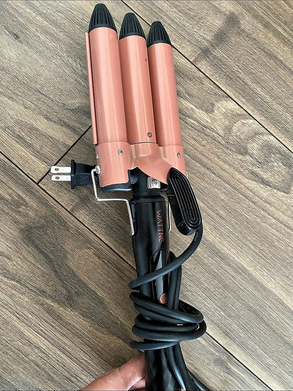 Wavytalk 3-Barrel Hair Waver in Pink & Black Like New